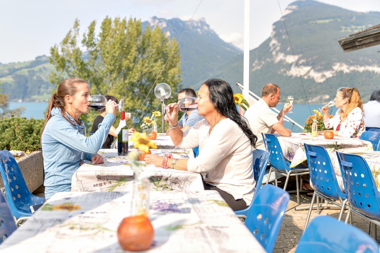 Hotel Restaurant Moeve Faulensee Zewnętrze zdjęcie