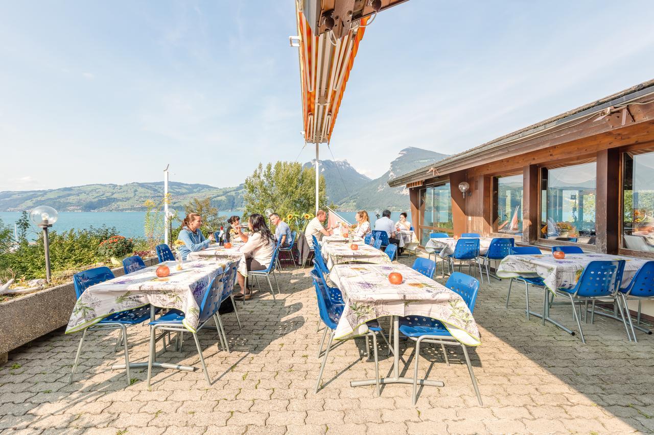 Hotel Restaurant Moeve Faulensee Zewnętrze zdjęcie