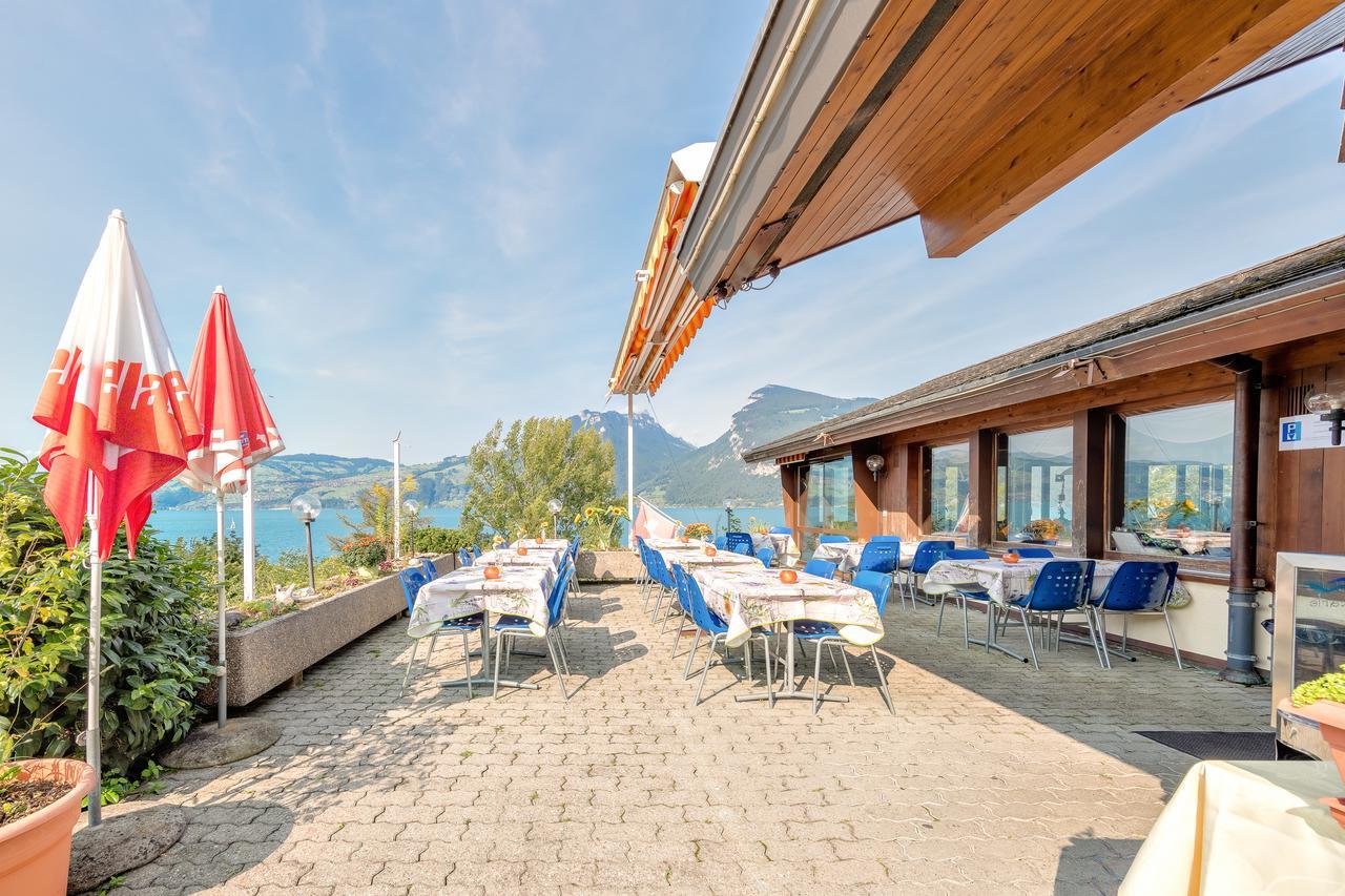 Hotel Restaurant Moeve Faulensee Zewnętrze zdjęcie