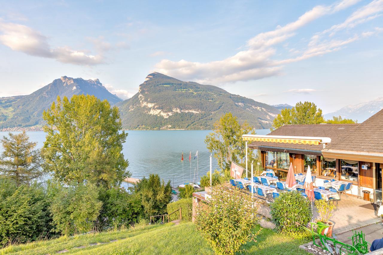 Hotel Restaurant Moeve Faulensee Zewnętrze zdjęcie